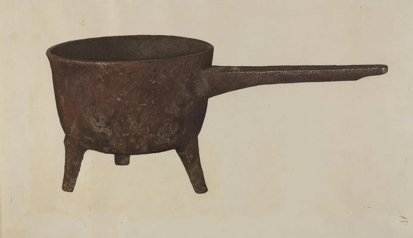 Iron Kettle by Herndon Hightower - Canvas Print