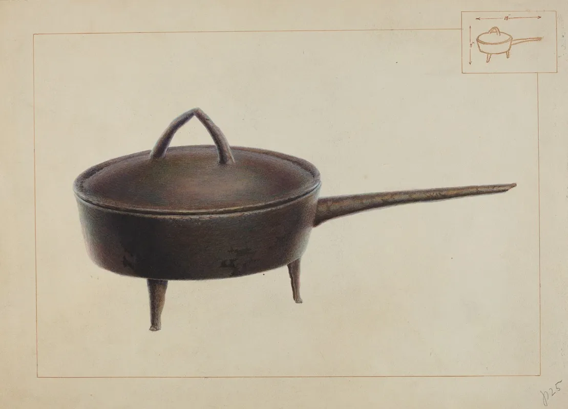 Iron Pot With Cover