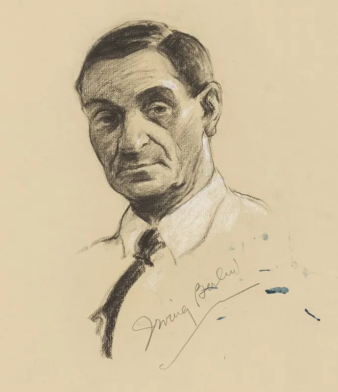 Irving Berlin by Samuel Johnson Woolf - Canvas Print