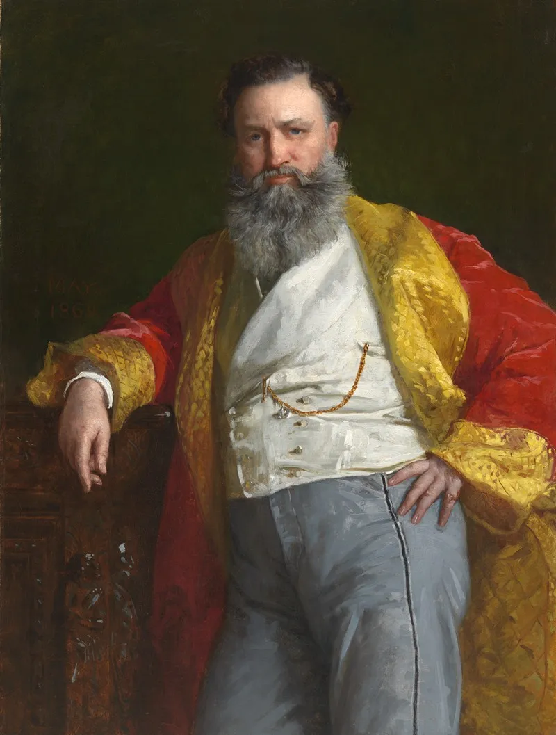 Isaac Merrit Singer 2 by Edward Harrison May - Canvas Print