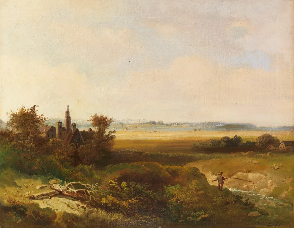 Isartal by Dietrich Langko   - Canvas Print