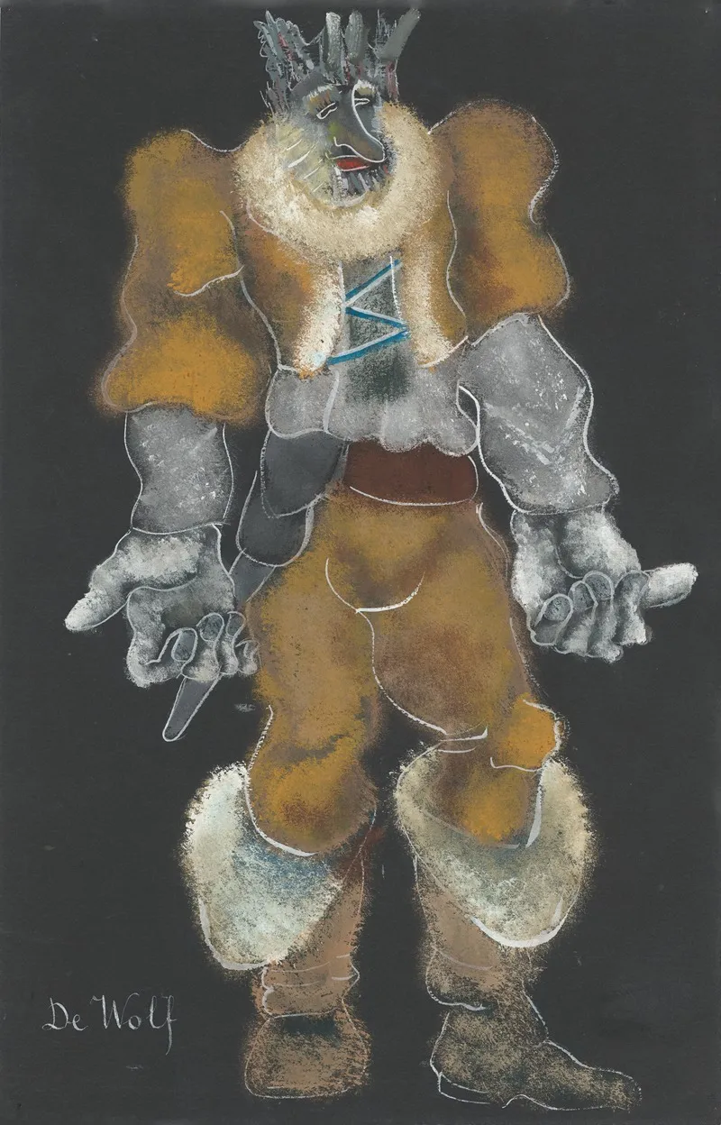 Isegrijn De Wolf by Lon Landau - Canvas Print