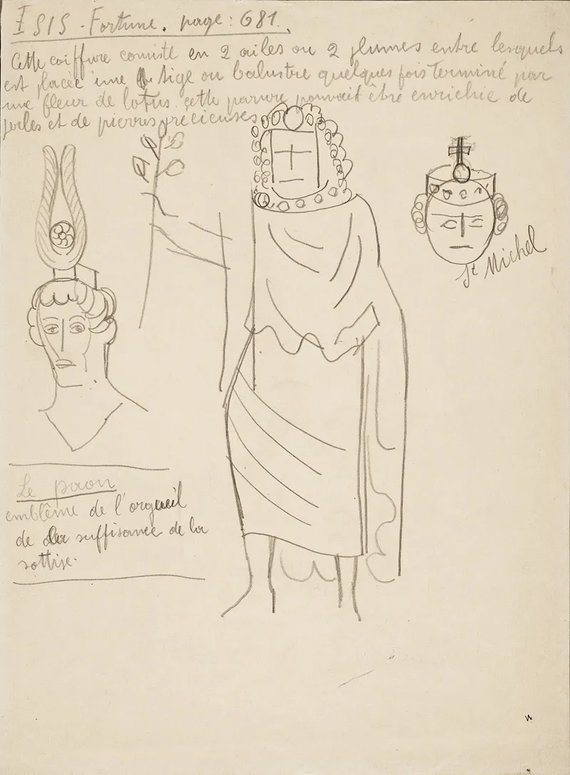 Isis Fortune by Jean Brusselmans - Canvas Print