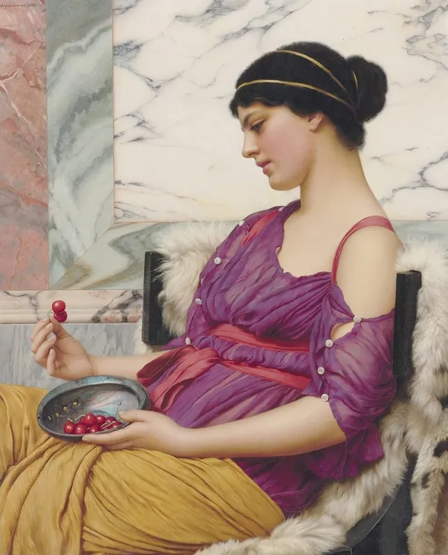 Ismenia 2 by John William Godward - Canvas Print