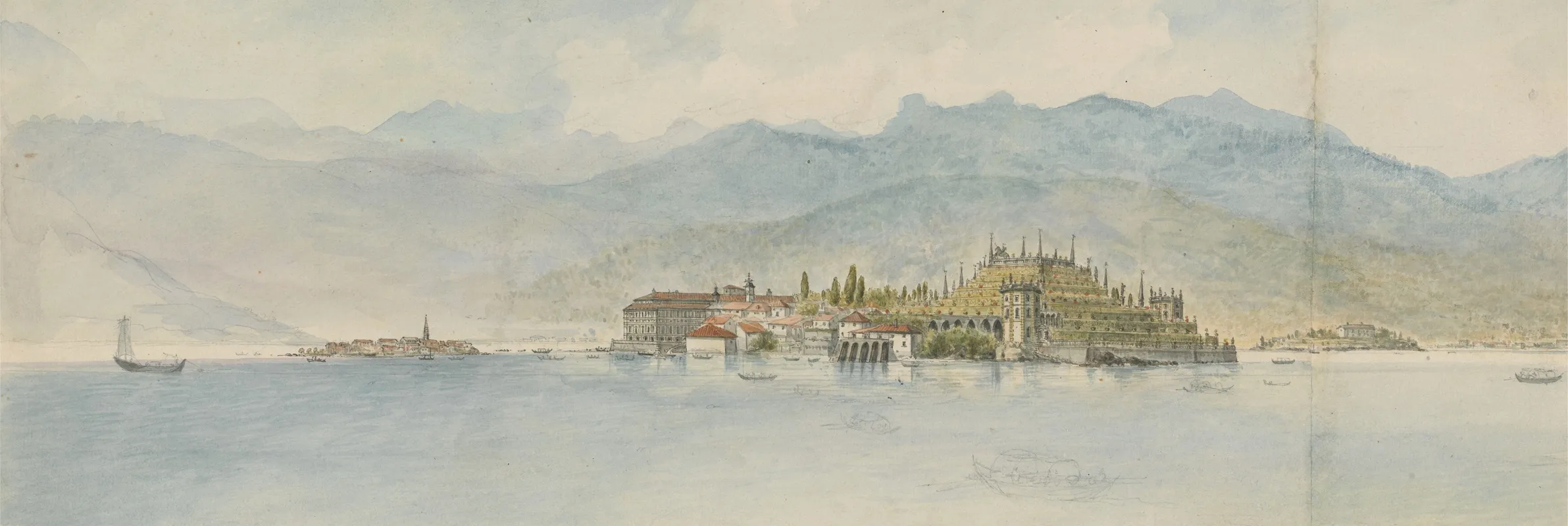 Isola Bella Lago Maggiore 3 by Charles Gore - Canvas Print