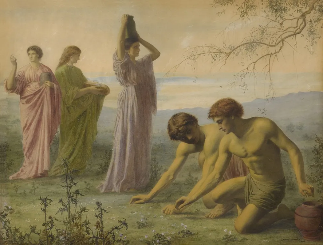 Israelites Gathering Mana