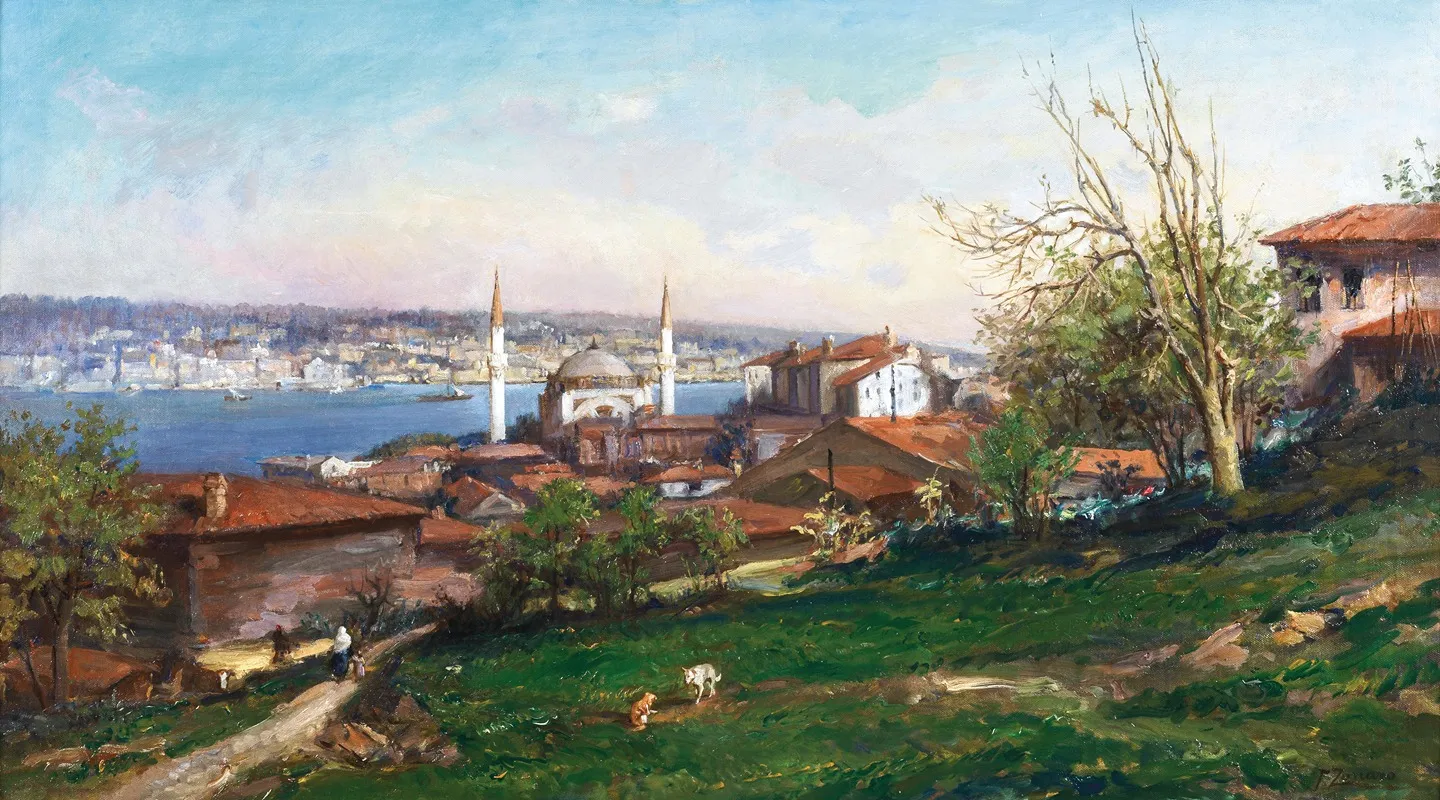 Istanbul On The Slopes Of Uskudar