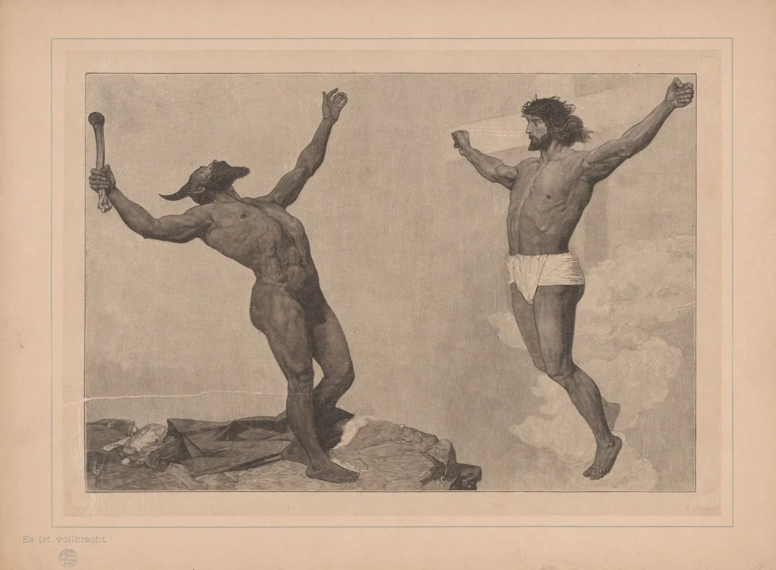 It Is Finished 2 by Sascha Schneider - Canvas Print