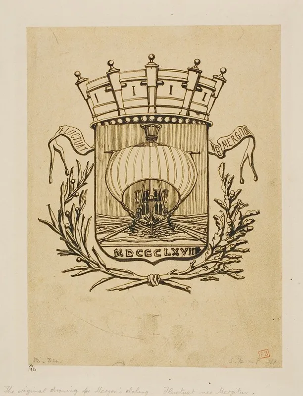 It Rocks But Is Not Sunk by Charles Meryon - Canvas Print