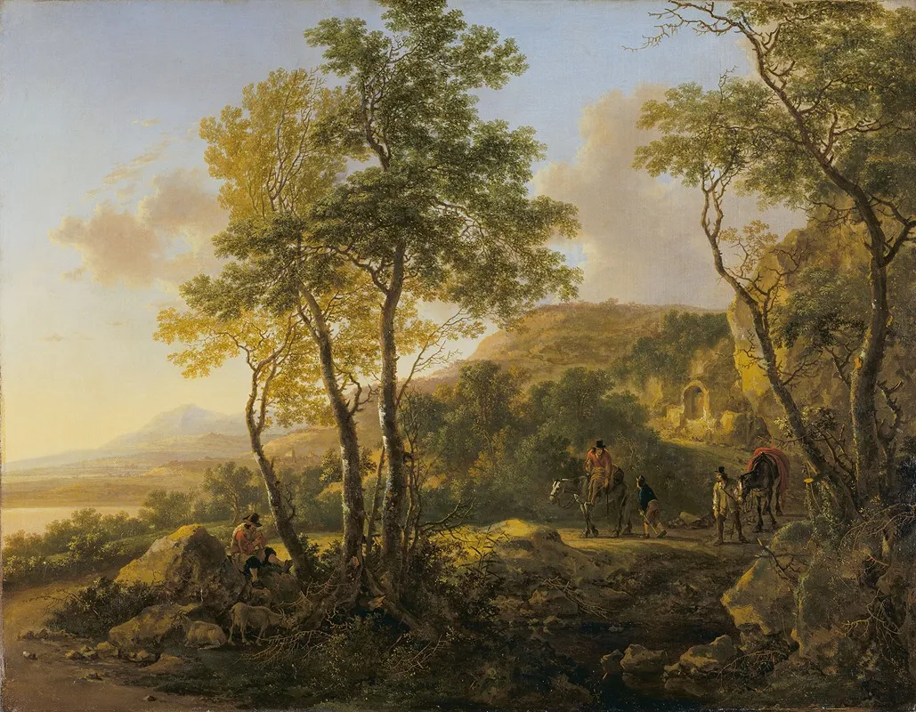 Italian Landscape 15 by Jan Both - Canvas Print