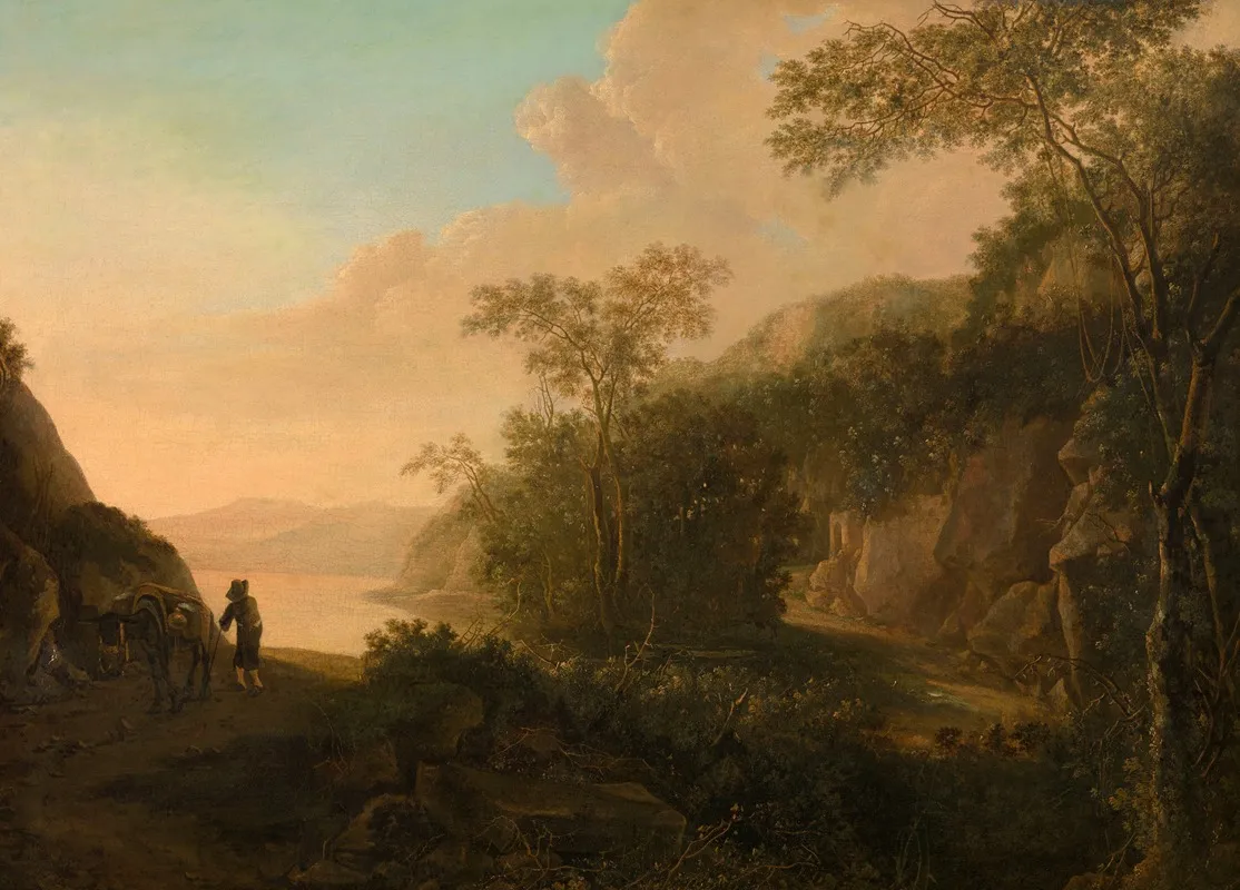 Italian Landscape 45 by Jan Both - Canvas Print