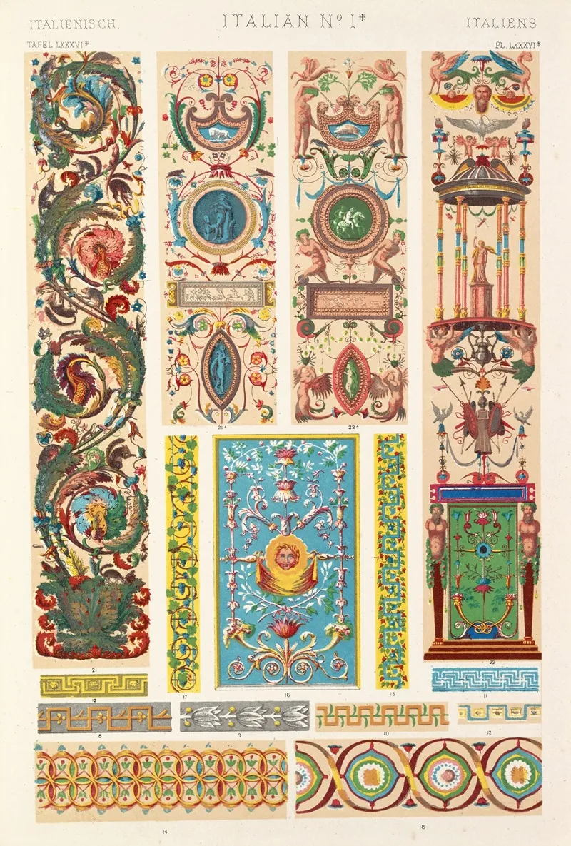 Italian No 1a by Owen Jones - Canvas Print