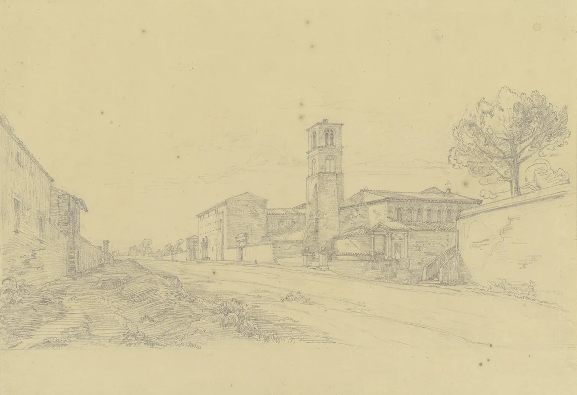 Italienische Kirche An Einer Strase