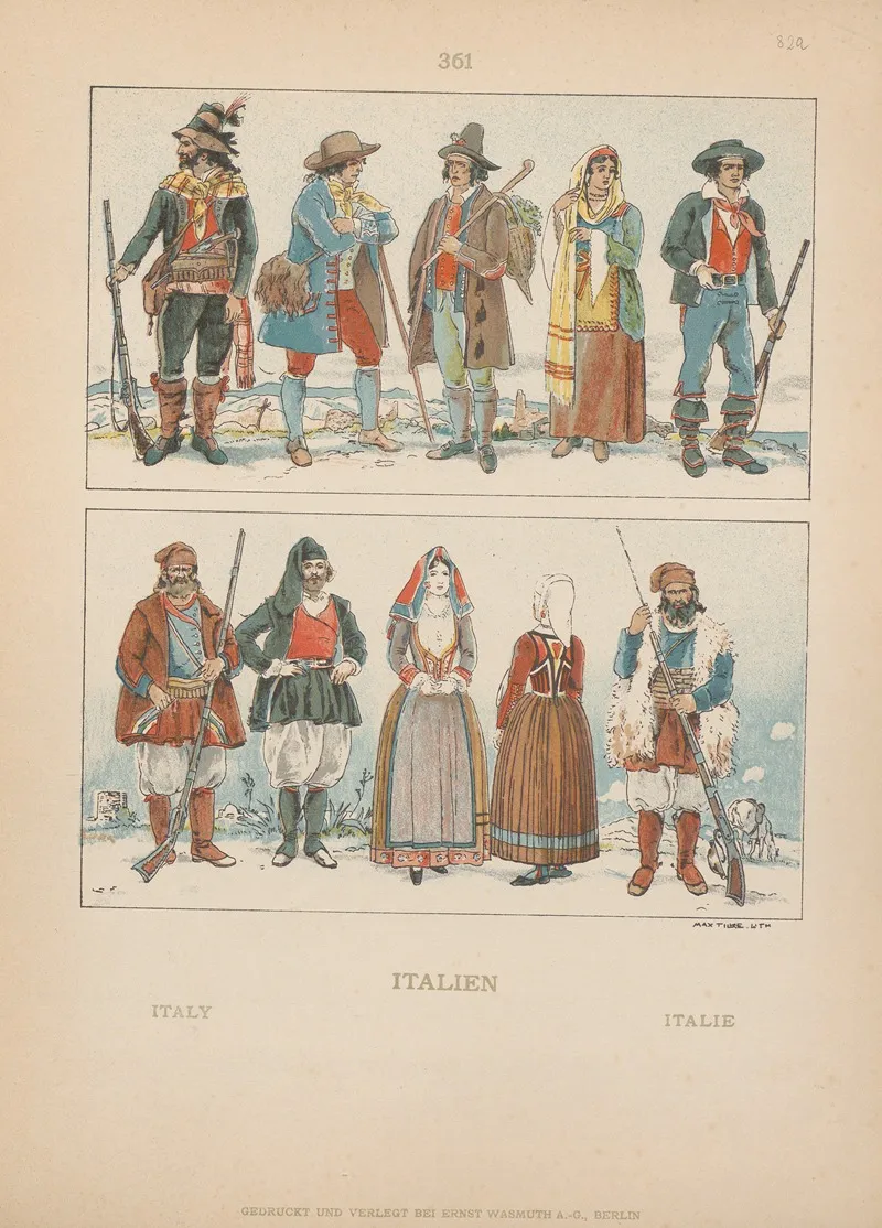 Italy 26 by Adolf Rosenberg - Canvas Print