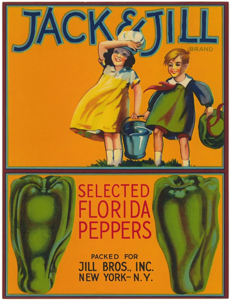 Jack And Jill Brand Pepper Label