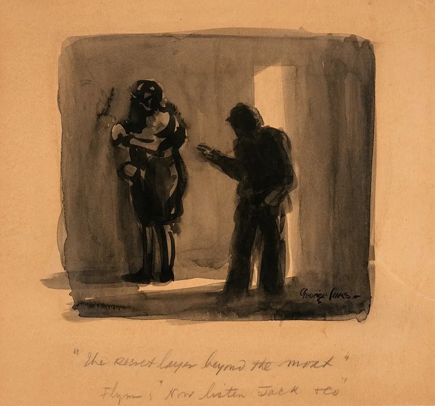 Jack Dempsey In Training by George Luks - Canvas Print