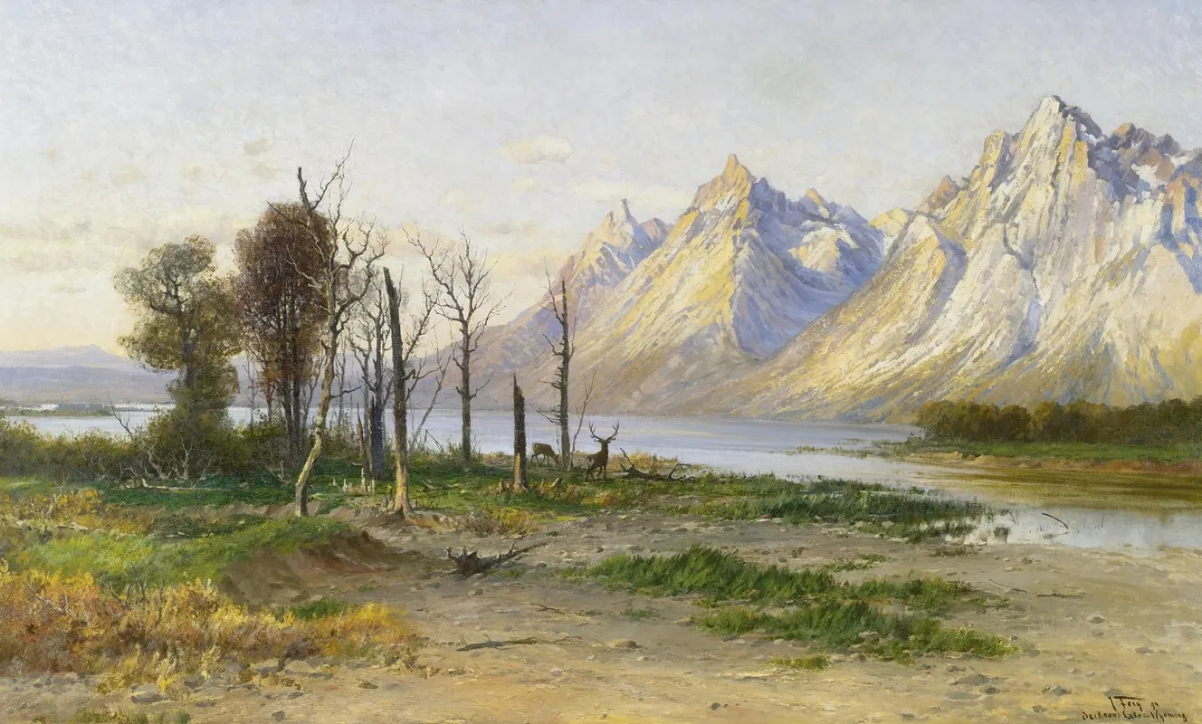 Jackson Lake In Wyoming