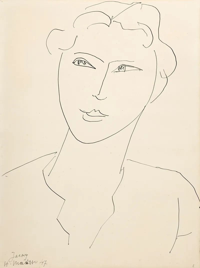 Jacky by Henri Matisse - Canvas Print