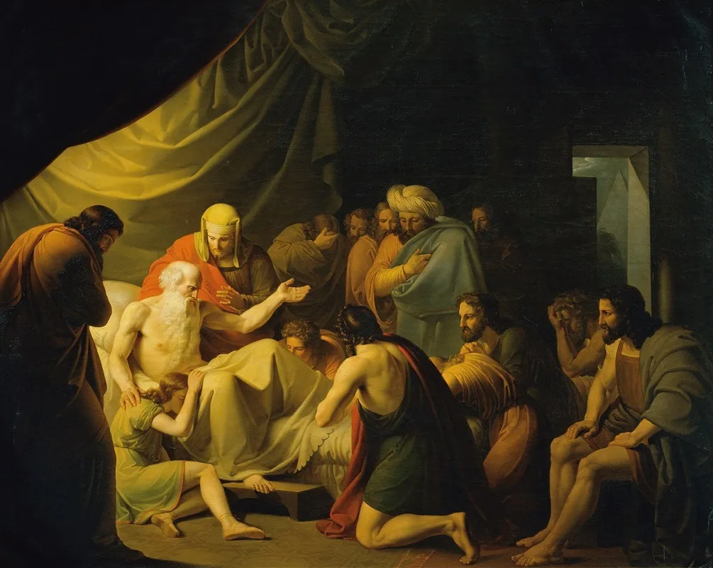Jacob Blesses The Sons Of Joseph