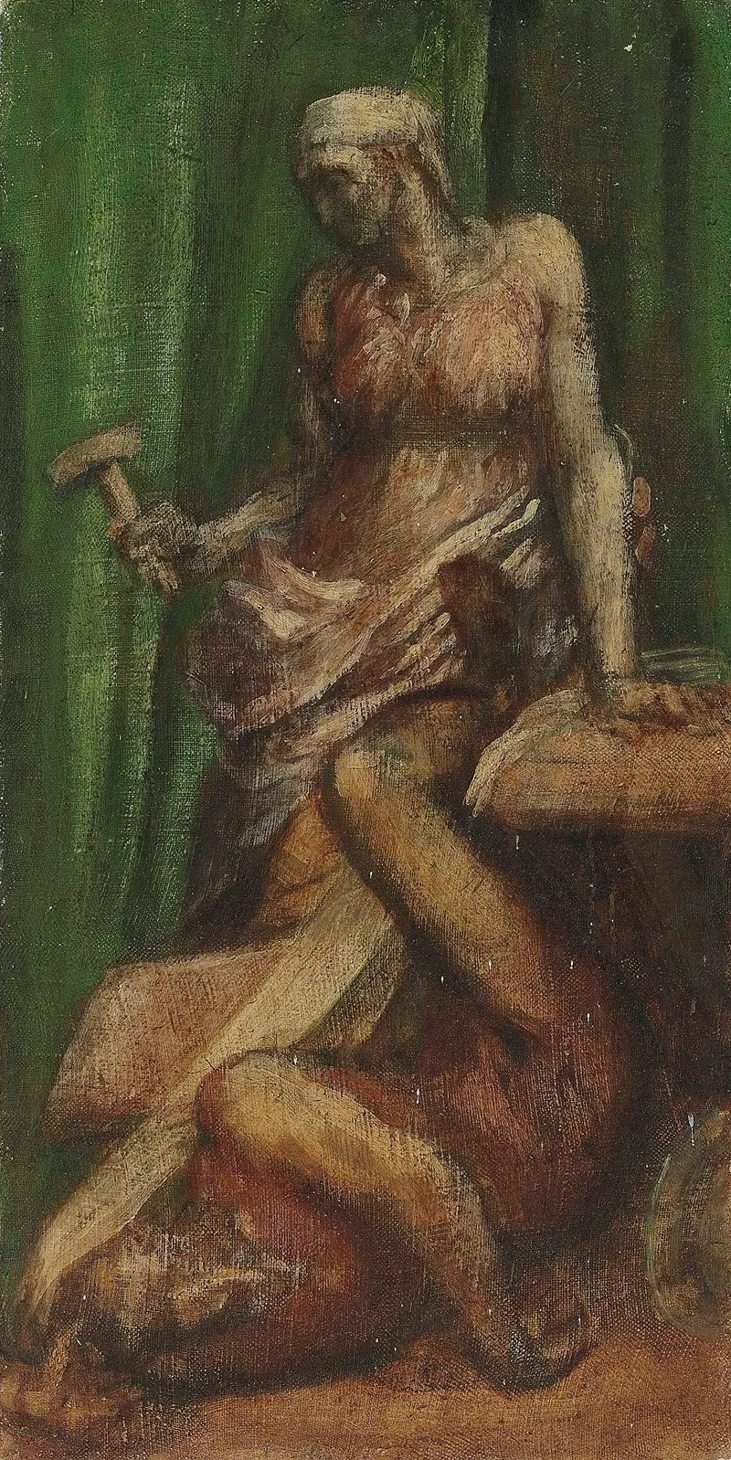 Jael by George Frederic Watts - Canvas Print