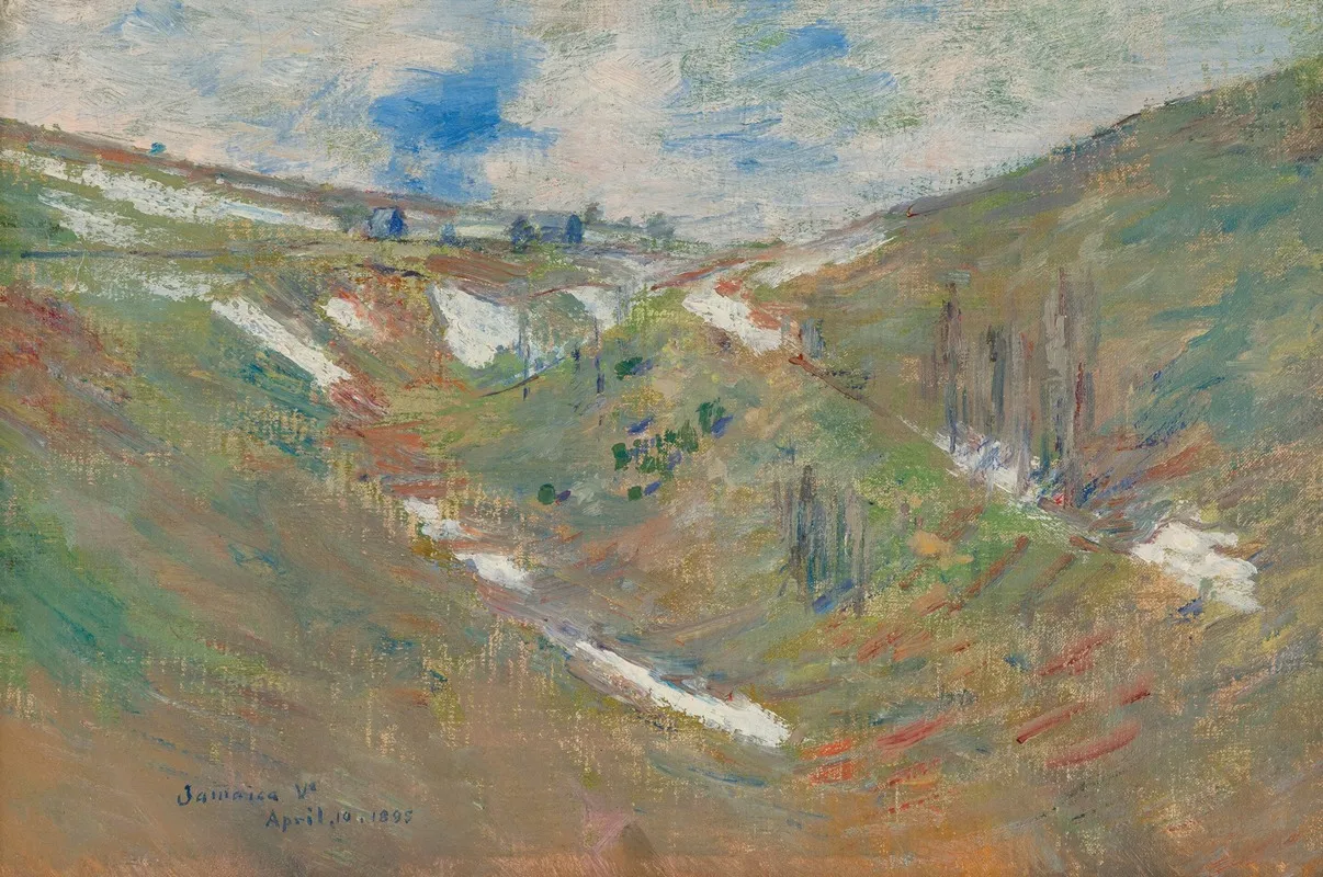 Jamaica Vermont by Theodore Robinson - Canvas Print