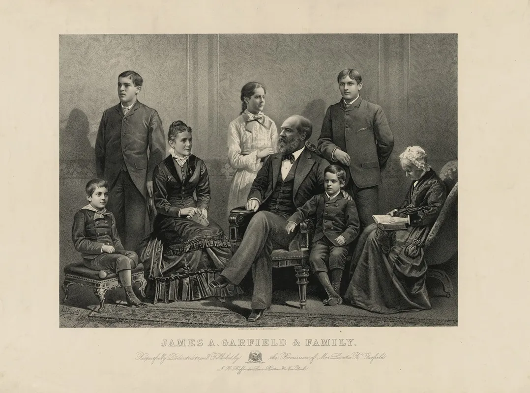 James A Garfield Family