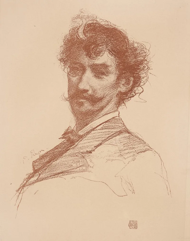 James Abbott Mcneill Whistler 4 by Paul Adolphe Rajon - Canvas Print