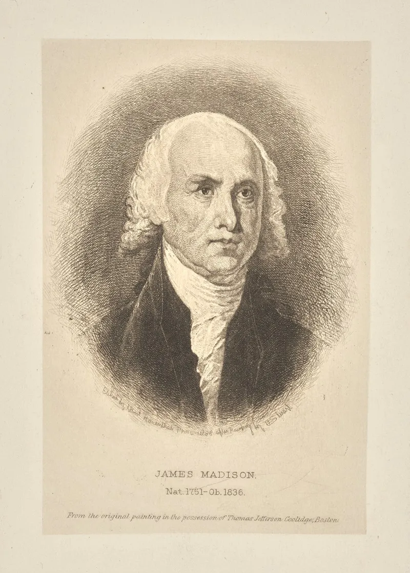 James Madison 5 by Albert Rosenthal - Canvas Print