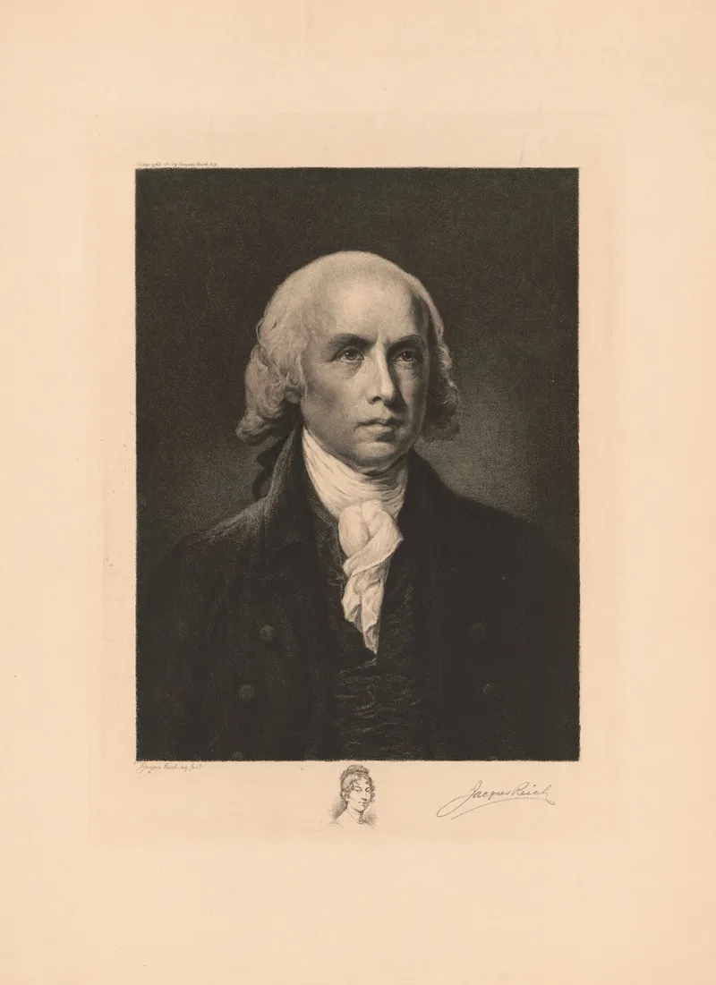 James Madison 7 by Jacques Reich - Canvas Print