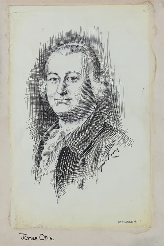 James Otis by Jacques Reich - Canvas Print