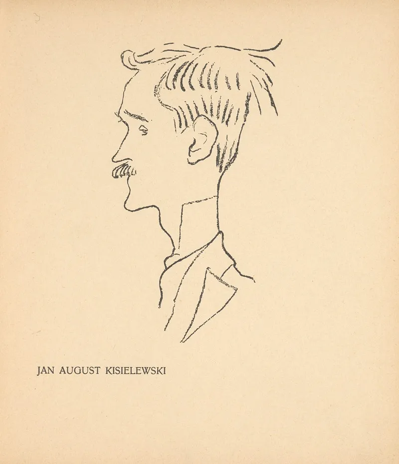 Jan August Kisielewski by Kazimierz Sichulski - Canvas Print