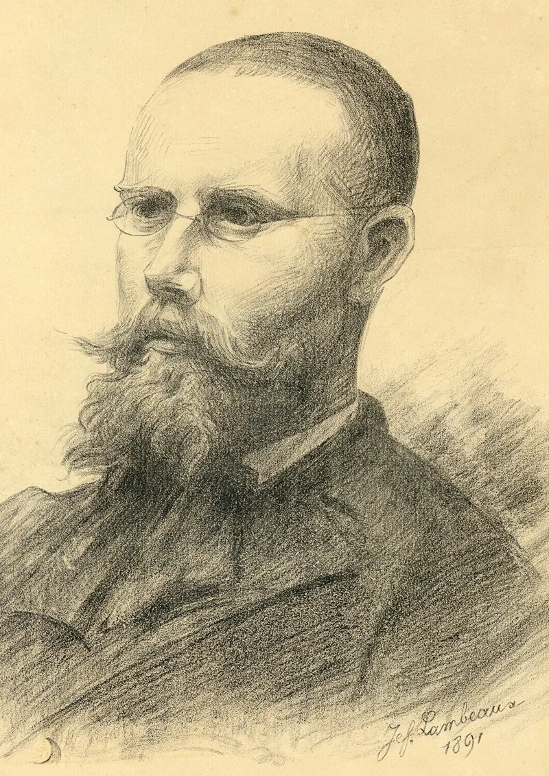 Jan Matthijs Brans Door Jef Lambeaux by Albert Daenens - Canvas Print