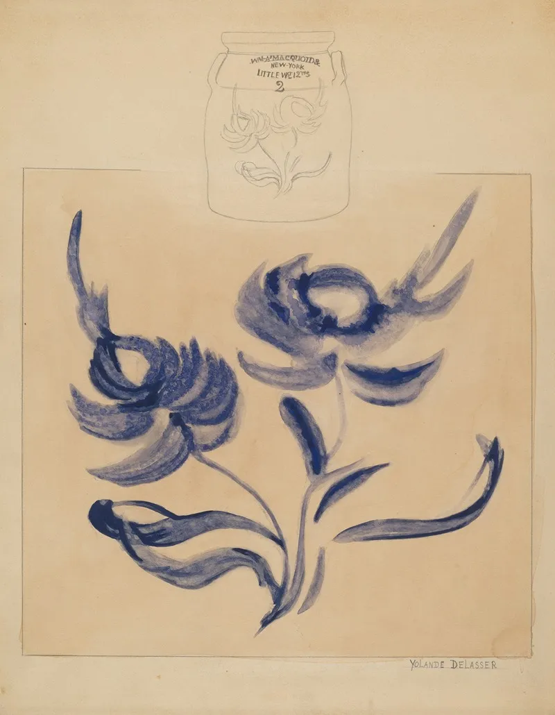 Jar 105 by Yolande Delasser - Canvas Print