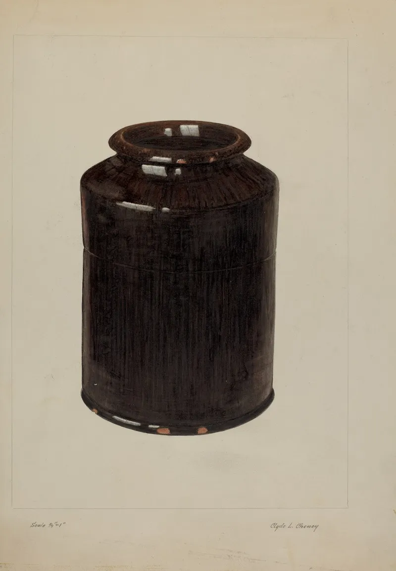 Jar 31 by Clyde L. Cheney - Canvas Print