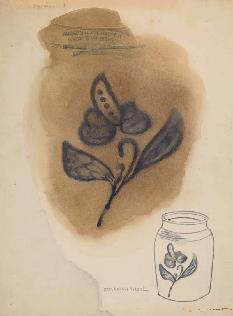 Jar 48 by George Loughridge - Canvas Print