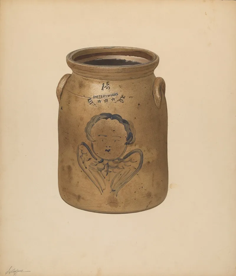 Jar 52 by Giacinto Capelli - Canvas Print