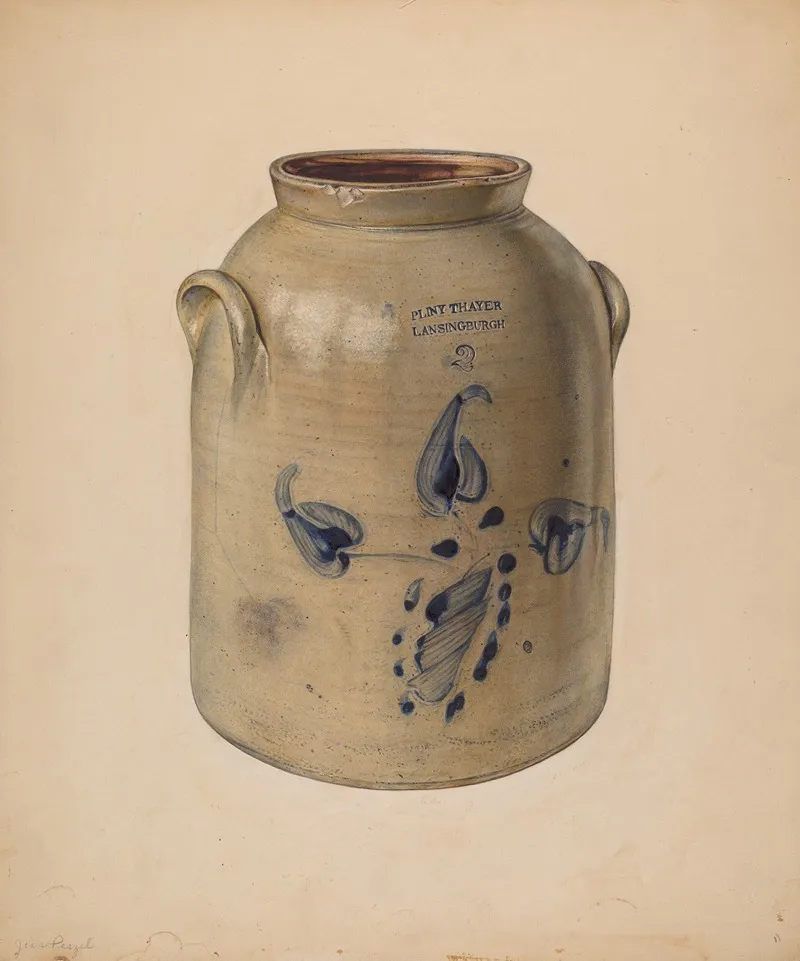 Jar 65 by Jean Peszel - Canvas Print