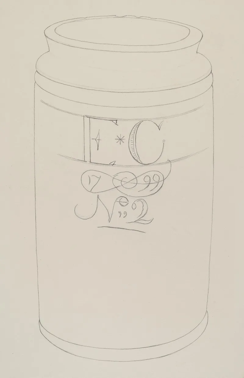 Jar 7 by American 20th Century - Canvas Print