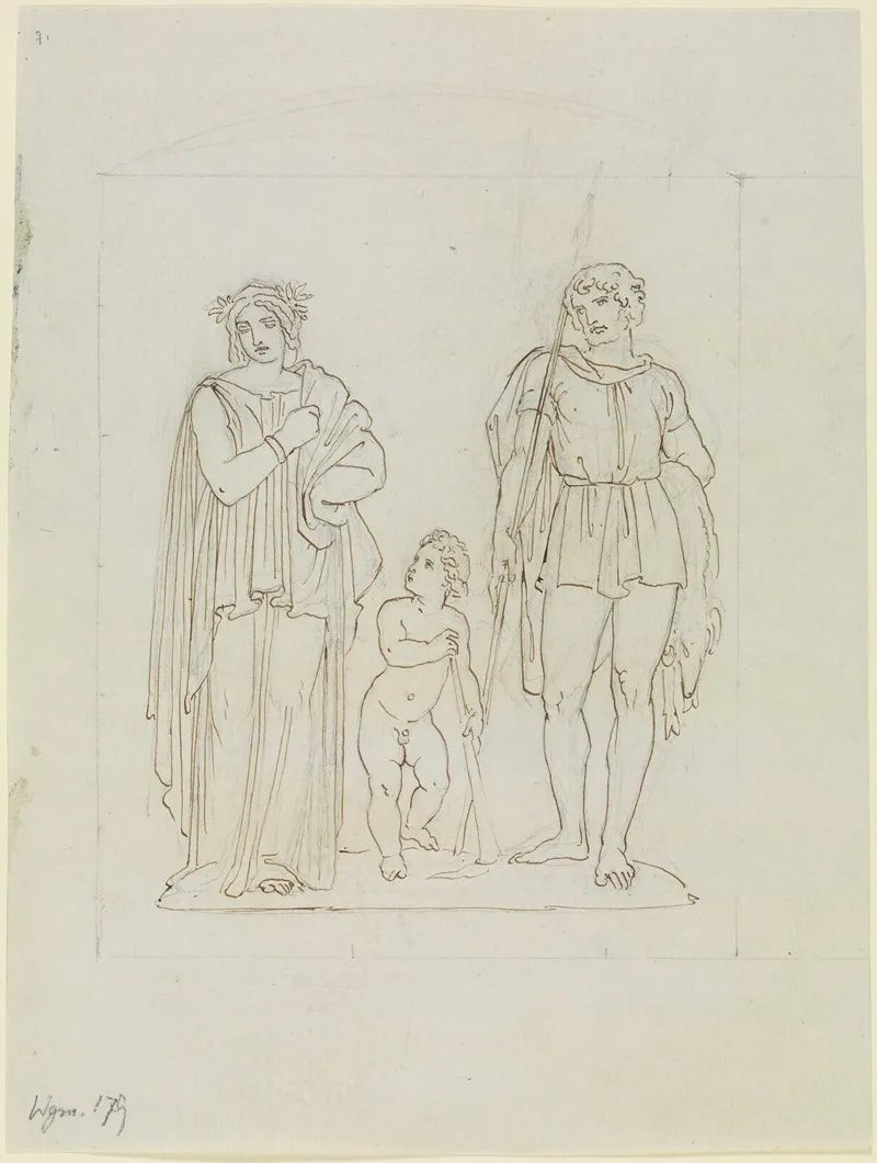 Jason Und Medea by Moritz von Schwind - Canvas Print