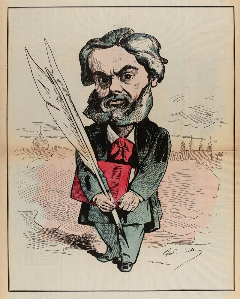 Jean La Rue by André Gill - Canvas Print