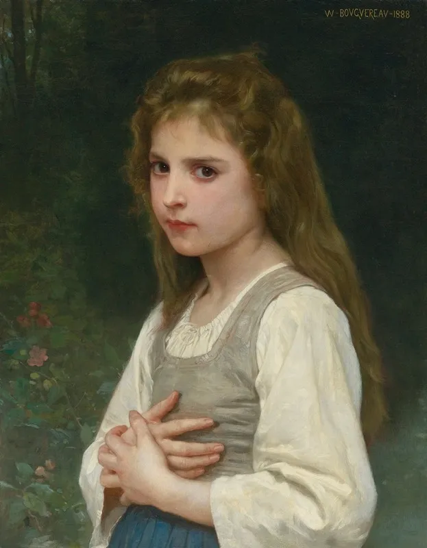 Jeanne by William Bouguereau - Canvas Print