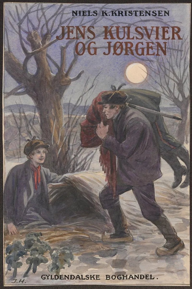 Jens Kulsvier Og Jorgen 3 by Ingeborg Hyldahl - Canvas Print