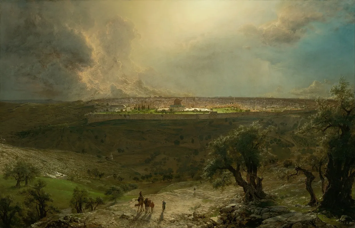 Jerusalem From The Mount Of Olives 3