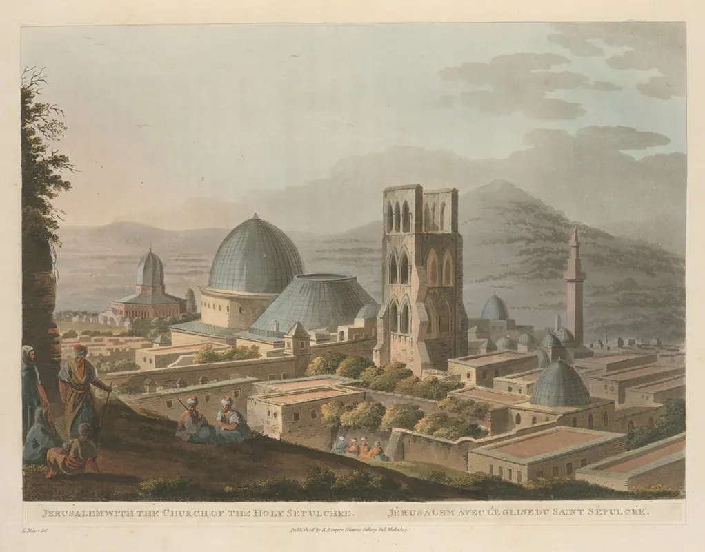 Jerusalem With The Church Of The Holy Sepulchre