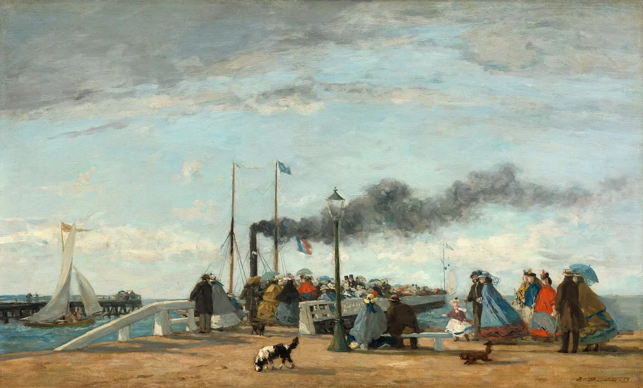 Jetty And Wharf At Trouville