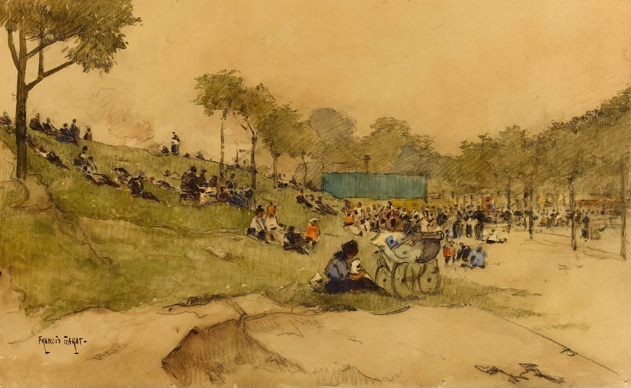 Jeudi Porte De Clichy by Francis Garat - Canvas Print