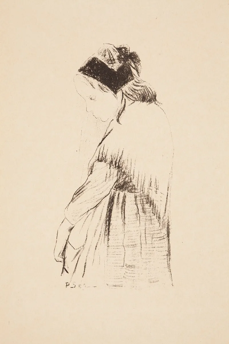 Jeune Bretonne by Paul Sérusier - Canvas Print