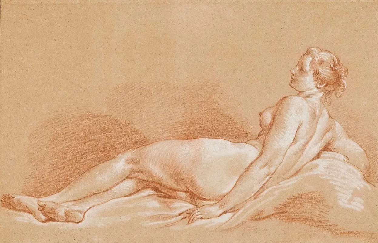 Jeune Femme Allongee