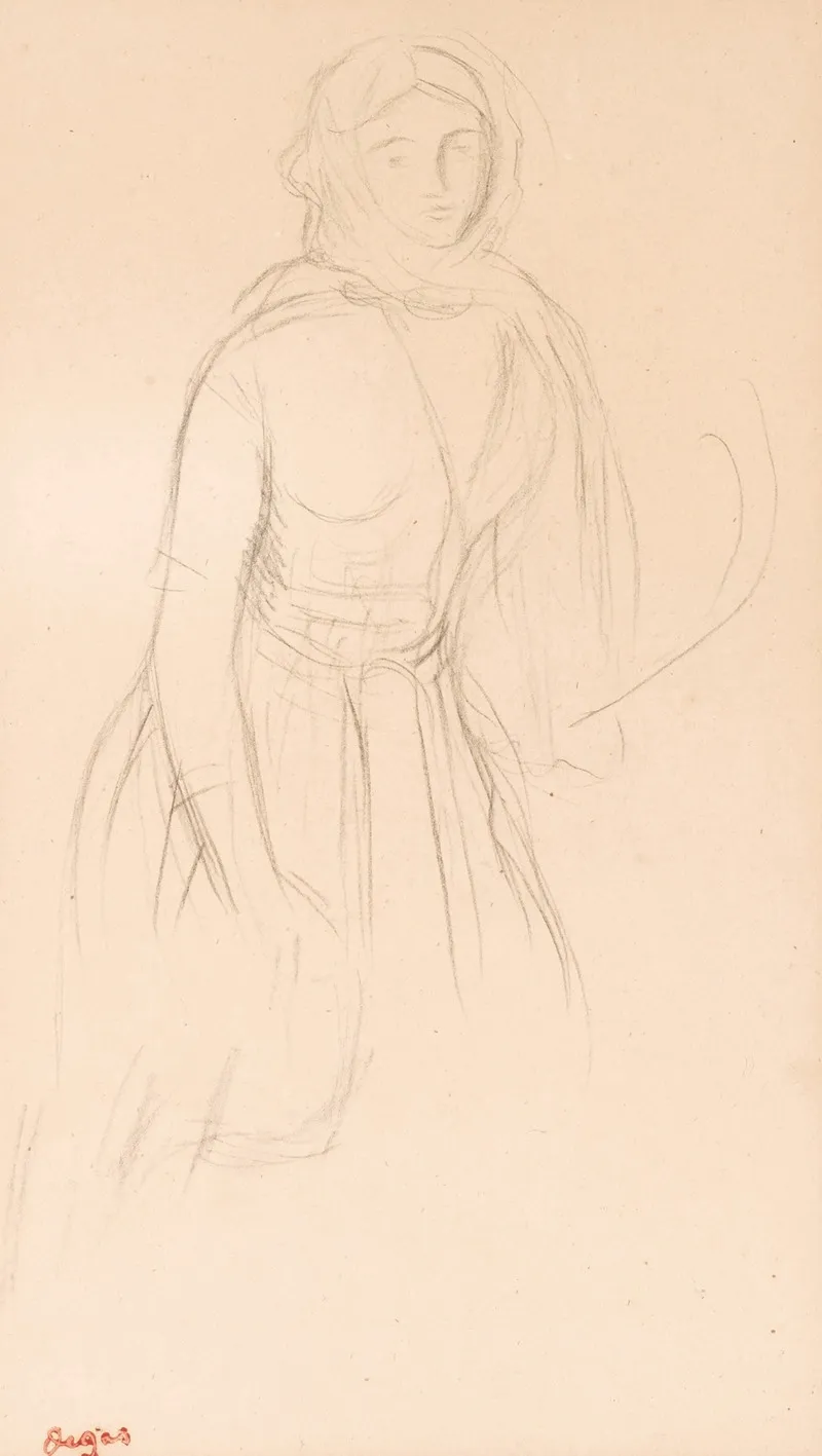 Jeune Femme Vue De Face
