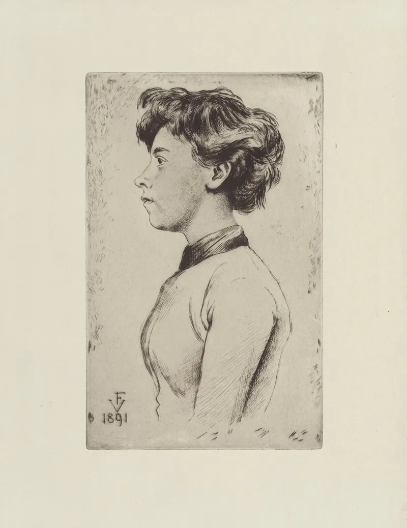Jeune Fille En Buste